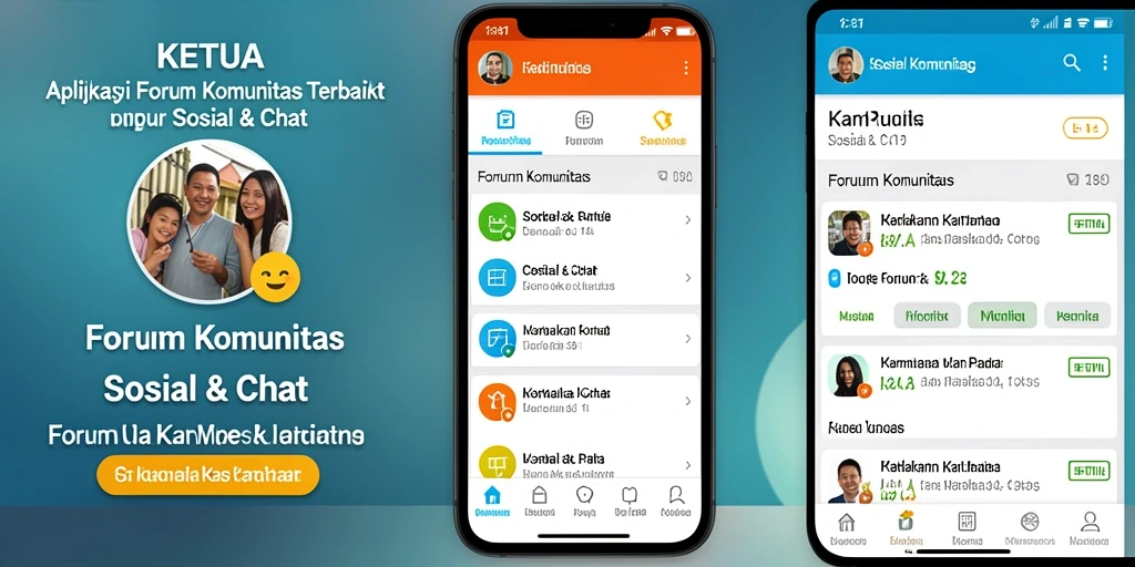 Tampilan antarmuka KETUA yang menarik dan interaktif.