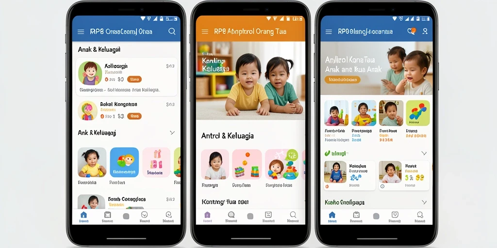 Antarmuka RP8 yang ramah keluarga dan mudah digunakan.