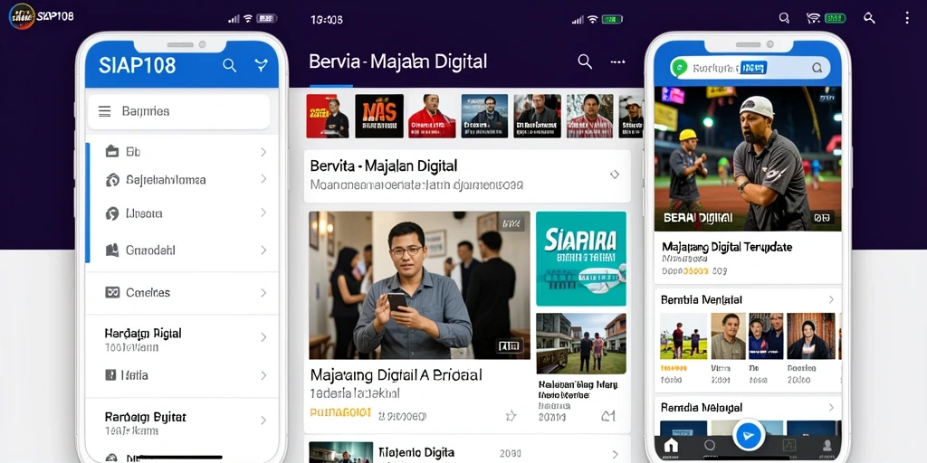 Antarmuka aplikasi SIAP108 yang menarik dan fungsional.