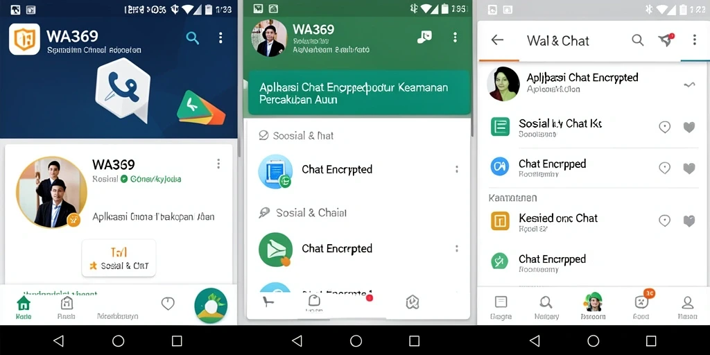 Antarmuka WA369 yang intuitif dan aman untuk Chat Encrypted.